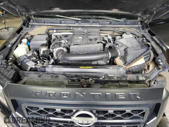 2023 Nissan Frontier Pro-4X with VIN 1N6ED1EK7PN630005, listed as a Copart auction lot 55478235 with 37,114 mi miles and Salvage title. Bid and sale history available at DreamBid. Image 11.