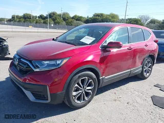 2022 Honda CR-V EX with VIN 7FARW1H53NE024446, listed as a IAAI auction lot 41853249 with 16,896 mi miles. Bid and sale history available at carsss.com. Image 2.