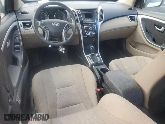 2016 Hyundai Elantra GT with VIN KMHD35LH0GU301468, listed as a Copart auction lot 79608754 with 0 mi miles and Salvage Title. Bid and sale history available at carsss.com. Image 8.