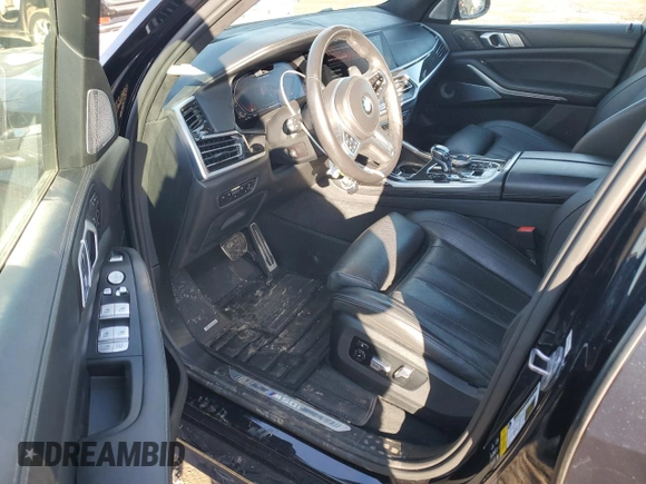 2021 BMW X7 M50i with VIN 5UXCX6C07M9F85315, listed as a Copart auction lot 42618465 with 17,742 mi miles and Salvage Title. Bid and sale history available at carsss.com. Image 8.