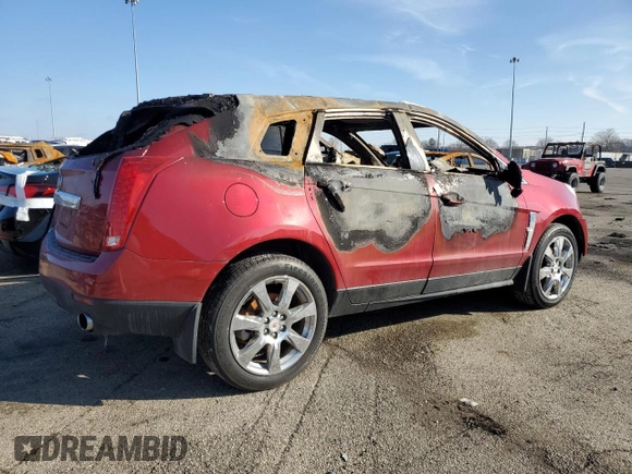 2011 Cadillac SRX Performance Collection with VIN 3GYFNEEY8BS535199, listed as a Copart auction lot 44542235 with 0 mi miles and Salvage Title. Bid and sale history available at carsss.com. Image 3.