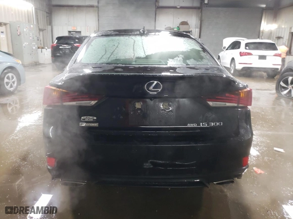 2020 Lexus IS with VIN JTHG81F25L5043275, listed as a Copart auction lot 84169304 with 75,642 mi miles and Salvage Title. Bid and sale history available at carsss.com. Image 6.