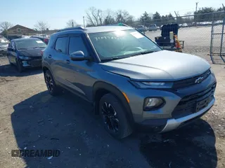 2022 Chevrolet TrailBlazer LT with VIN KL79MRSL1NB091148, listed as a IAAI auction lot 41897871 with 56,069 mi miles. Bid and sale history available at carsss.com. Image 1.