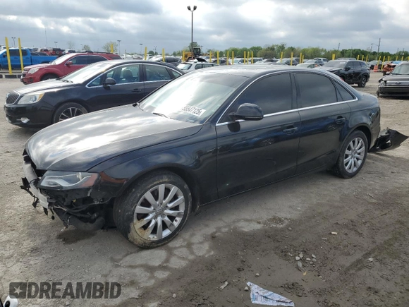 2009 Audi A4 Premium Plus with VIN WAUSF78KX9N024437, listed as a Copart auction lot 55547125 with 120,857 mi miles and Salvage title. Bid and sale history available at DreamBid. Image 1.