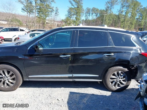 2014 Infiniti QX60 with VIN 5N1AL0MM4EC502696, listed as a IAAI auction lot 41801112 with 119,135 mi miles. Bid and sale history available at carsss.com. Image 14.