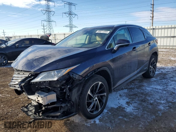 2018 Lexus RX with VIN 2T2BGMCA8JC024954, listed as a Copart auction lot 88871355 with 72,416 mi miles and Salvage Title. Bid and sale history available at carsss.com. Image 1.