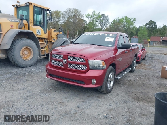 2014 Ram 1500 Express with VIN 1C6RR6FT2ES153869, listed as a IAAI auction lot 41927392 with 161,176 mi miles and . Bid and sale history available at DreamBid. Image 2.