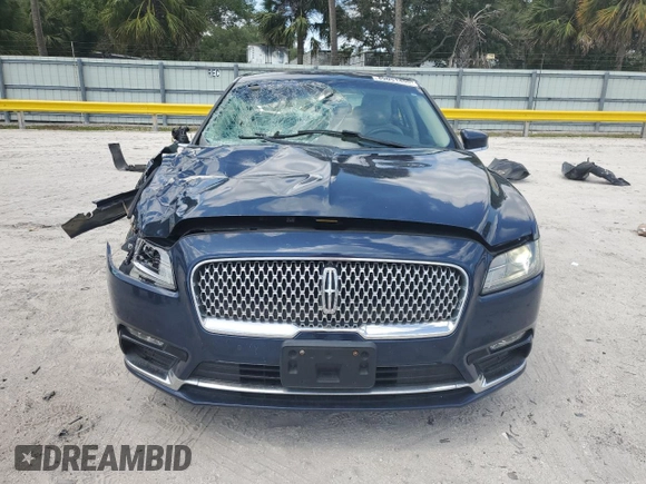 2017 Lincoln Continental Premiere with VIN 1LN6L9PK0H5602517, listed as a Copart auction lot 49051455 with 125,244 mi miles and Salvage Title. Bid and sale history available at carsss.com. Image 5.