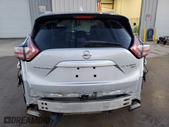 2017 Nissan Murano SL with VIN 5N1AZ2MHXHN124602, listed as a Copart auction lot 45044375 with 160,176 mi miles and Clean Title. Bid and sale history available at DreamBid. Image 6.