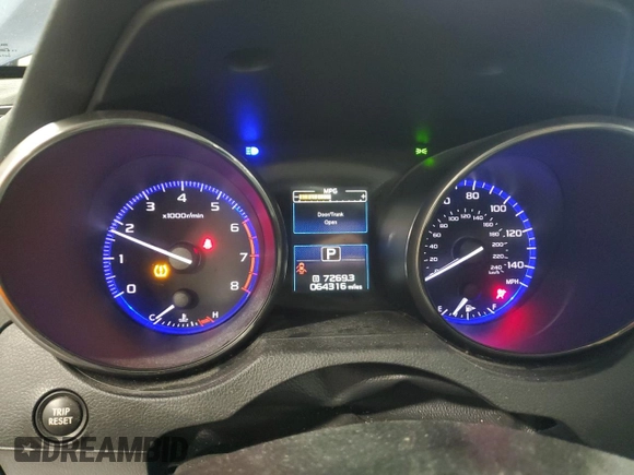 2018 Subaru Legacy Premium with VIN 4S3BNAC61J3002677, listed as a Copart auction lot 58313715 with 64,316 mi miles and Salvage title. Bid and sale history available at DreamBid. Image 9.