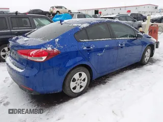2017 Kia Forte LX with VIN 3KPFK4A7XHE057087, listed as a IAAI auction lot 41633624 with 82,829 mi miles. Bid and sale history available at carsss.com. Image 4.