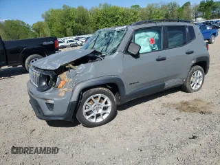2020 Jeep Renegade Sport with VIN ZACNJAABXLPL86222, listed as a Copart auction lot 52463075 with 83,558 mi miles and Salvage title. Bid and sale history available at DreamBid. Image 1.