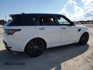 2022 Land Rover Range Rover Sport HST with VIN SALWS2RU2NA206436, listed as a Copart auction lot 73861634 with 0 mi miles and Salvage Title. Bid and sale history available at carsss.com. Image 3.