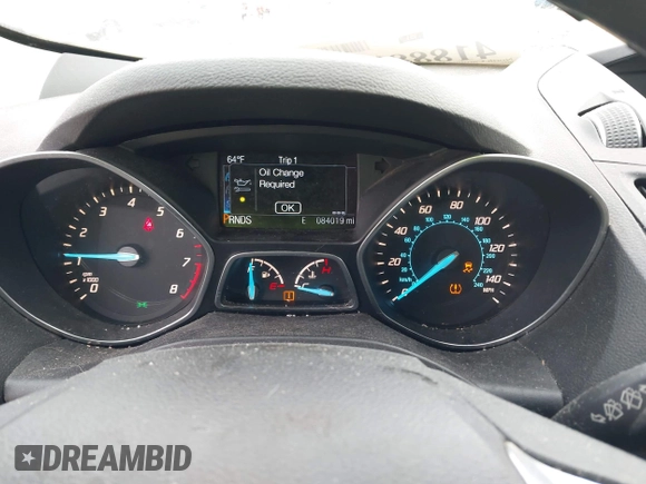 2016 Ford Escape SE with VIN 1FMCU9G99GUC13053, listed as a IAAI auction lot 41888535 with 84,019 mi miles. Bid and sale history available at carsss.com. Image 7.