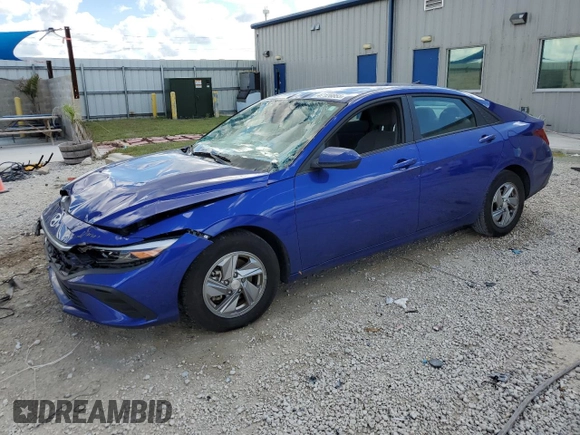 2024 Hyundai Elantra SE z VIN KMHLL4DG5RU740860, wystawiony jako Copart lot #47126855 z przebiegiem 34 990 mil mil oraz Nie do naprawy • Non repairable. Historia ofert i sprzedaży dostępna na DreamBid. Obrazek 1.