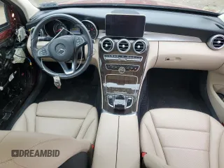 2017 Mercedes-Benz C 300 with VIN 55SWF4KB3HU224146, listed as a Copart auction lot 62603675 with 49,317 mi miles and Salvage title. Bid and sale history available at DreamBid. Image 8.