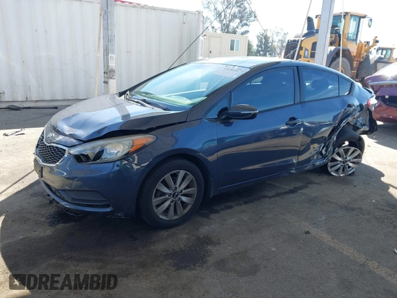 2014 Kia Forte LX with VIN KNAFX4A67E5182013, listed as a IAAI auction lot 41878931 with 35,967 mi miles. Bid and sale history available at carsss.com. Image 17.