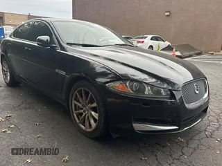 2013 Jaguar XF I4 RWD with VIN SAJWA0ES8DPS97356, listed as a Copart auction lot 74621874 with 123,970 mi miles and Clean Title. Bid and sale history available at carsss.com. Image 1.