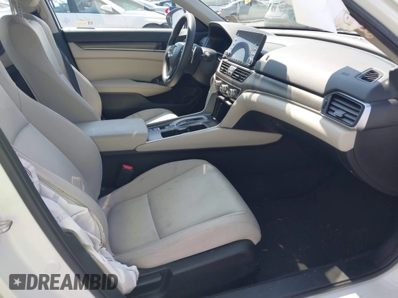 2019 Honda Accord with VIN 1HGCV3F10KA006296, listed as a IAAI auction lot 42768771 with 79,467 mi miles and . Bid and sale history available at DreamBid. Image 5.