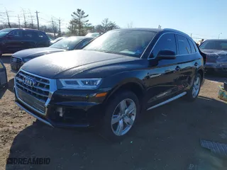 2019 Audi Q5 Premium Plus with VIN WA1BNAFY2K2120476, listed as a IAAI auction lot 41761696 with 34078 miles. Bid and sale history available at carsss.com. Image 17.