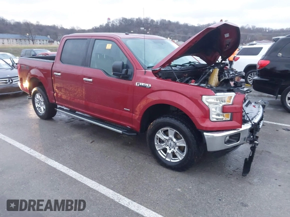 2016 Ford F-150 XLT with VIN 1FTEW1EP7GKD30796, listed as a IAAI auction lot 41213566 with Not provided miles and . Bid and sale history available at DreamBid. Image 1.