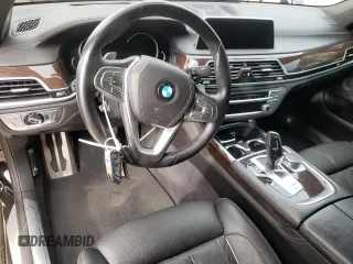2016 BMW 7 Series 750i with VIN WBA7F0C5XGGL99017, listed as a Copart auction lot 84934504 with 0 mi miles and Salvage Title. Bid and sale history available at carsss.com. Image 8.