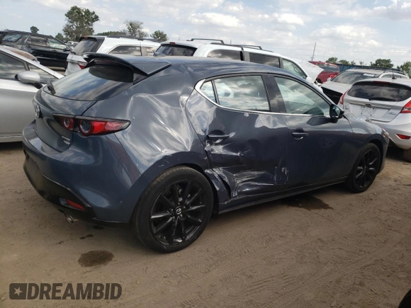 2021 Mazda Mazda3 Hatchback 2.5 Turbo with VIN JM1BPBJY0M1311951, listed as a Copart auction lot 45196623 with 27,309 mi miles. Bid and sale history available at carsss.com. Image 3.