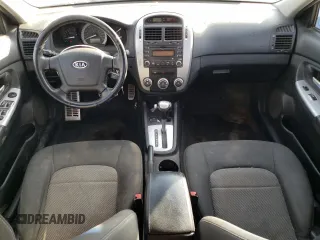 2007 Kia Spectra with VIN KNAFE161475002250, listed as a Copart auction lot 42347305 with 169,351 mi miles and Salvage Title. Bid and sale history available at carsss.com. Image 8.