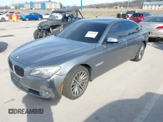 2009 BMW 7 Series 750i with VIN WBAKA83599CY34420, listed as a IAAI auction lot 41448738 with 105,141 mi miles. Bid and sale history available at carsss.com. Image 2.