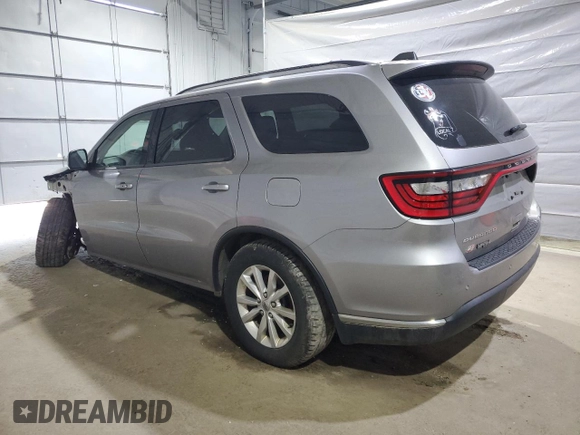 2021 Dodge Durango SXT Plus with VIN 1C4RDJAG3MC557972, listed as a Copart auction lot 57581805 with 126,867 mi miles and Salvage title. Bid and sale history available at DreamBid. Image 2.
