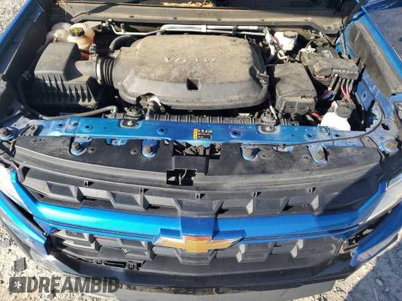 2022 Chevrolet Colorado 2WD Work Truck with VIN 1GCGSBEN9N1108434, listed as a Copart auction lot 52827165 with 77,428 mi miles and Salvage title. Bid and sale history available at DreamBid. Image 12.