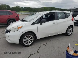 2015 Nissan Note SV with VIN 3N1CE2CP4FL386665, listed as a Copart auction lot 58596785 with 141,244 mi miles and Salvage title. Bid and sale history available at DreamBid. Image 1.