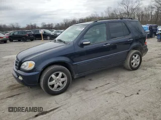 2002 Mercedes-Benz M-Class with VIN 4JGAB75E12A316799, listed as a Copart auction lot 51970785 with 176,915 mi miles and Salvage Title. Bid and sale history available at carsss.com. Image 1.