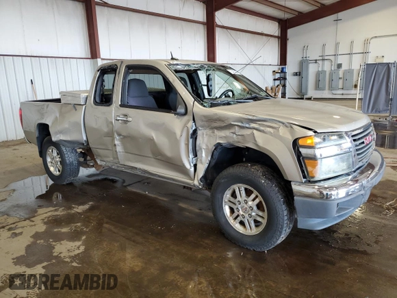 2009 GMC Canyon Work Truck with VIN 1GTDT19E098129061, listed as a Copart auction lot 70463844 with 0 mi miles and Salvage Title. Bid and sale history available at carsss.com. Image 4.