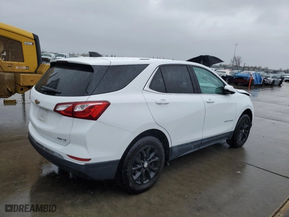 2019 Chevrolet Equinox LT with VIN 2GNAXUEV9K6290882, listed as a Copart auction lot 49152375 with 51,817 mi miles and Salvage Title. Bid and sale history available at carsss.com. Image 3.