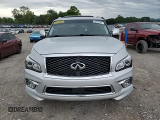 2016 Infiniti QX80 with VIN JN8AZ2NF5G9613664, listed as a Copart auction lot 56059585 with 152,309 mi miles and Salvage title. Bid and sale history available at DreamBid. Image 5.