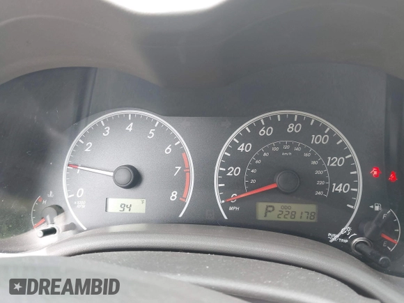 2010 Toyota Corolla with VIN 1NXBU4EE4AZ280858, listed as a IAAI auction lot 42350535 with 228,178 mi miles and . Bid and sale history available at DreamBid. Image 7.