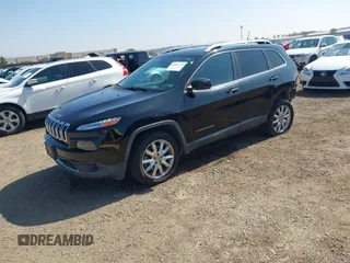 2017 Jeep Cherokee Limited with VIN 1C4PJLDB3HW523076, listed as a IAAI auction lot 41612129 with 94,970 mi miles. Bid and sale history available at carsss.com. Image 18.