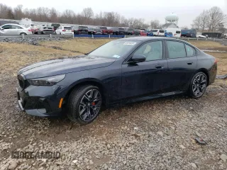 2024 BMW 5 Series 530i xDrive with VIN WBA53FJ06RCP74213, listed as a Copart auction lot 83316424 with 10,710 mi miles and Salvage Title. Bid and sale history available at carsss.com. Image 1.