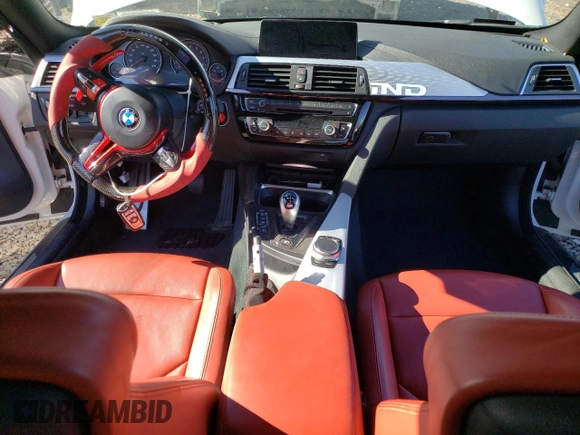 2018 BMW M4 with VIN WBS4Y9C52JAC86351, listed as a Copart auction lot 40470403 with 46,672 mi miles. Bid and sale history available at carsss.com. Image 8.