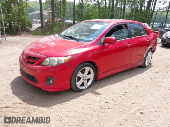 2013 Toyota Corolla L with VIN 2T1BU4EE0DC040504, listed as a IAAI auction lot 42142702 with 102,459 mi miles. Bid and sale history available at carsss.com. Image 2.
