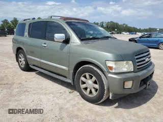 2004 Infiniti QX56 with VIN 5N3AA08A44N807454, listed as a Copart auction lot 71940494 with 232,981 mi miles and Salvage Title. Bid and sale history available at carsss.com. Image 4.
