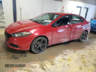 2016 Dodge Dart SXT with VIN 1C3CDFBB6GD539975, listed as a Copart auction lot 45811855 with 62,629 mi miles and Salvage Title. Bid and sale history available at carsss.com. Image 1.