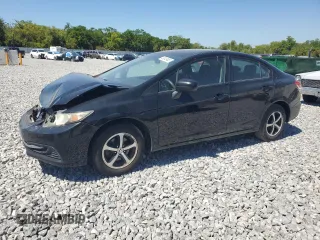 2015 Honda Civic Sedan SE with VIN 19XFB2F77FE287728, listed as a Copart auction lot 49612405 with 99,172 mi miles and Salvage Title. Bid and sale history available at carsss.com. Image 1.