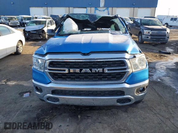 2023 Ram 1500 Big Horn z VIN 1C6RRFBG0PN567260, wystawiony jako Copart lot #42092775 z przebiegiem 16 860 mil mil oraz Nie do naprawy • Non repairable. Historia ofert i sprzedaży dostępna na DreamBid. Obrazek 5.