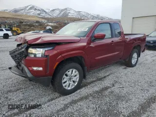 2022 Nissan Frontier S with VIN 1N6ED1CM3NN626261, listed as a Copart auction lot 84551664 with 43,545 mi miles and Salvage Title. Bid and sale history available at carsss.com. Image 1.
