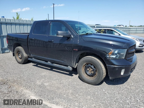 2018 Ram 1500 Big Horn with VIN 1C6RR7LT0JS230274, listed as a Copart auction lot 61849605 with 111,721 mi miles and Salvage title. Bid and sale history available at DreamBid. Image 4.