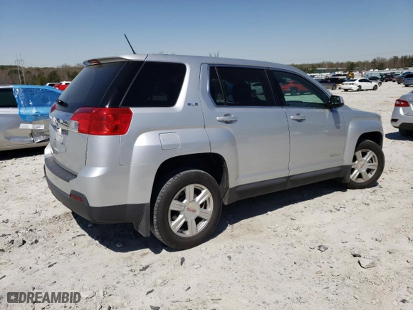 2014 GMC Terrain SLE with VIN 2GKALMEK8E6111377, listed as a Copart auction lot 50489955 with 75,180 mi miles and Salvage Title. Bid and sale history available at carsss.com. Image 3.