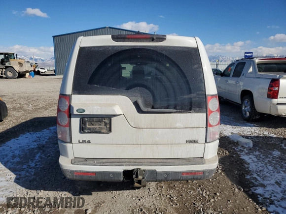 2011 Land Rover LR4 HSE with VIN SALAG2D42BA569754, listed as a Copart auction lot 44596675 with 178,661 mi miles and Salvage Title. Bid and sale history available at DreamBid. Image 6.