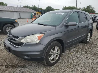 2011 Honda CR-V EX-L z VIN 5J6RE4H72BL038407, wystawiony jako Copart lot #58599935 z przebiegiem 176 557 mil mil oraz Szkoda całkowita • Salvage title. Historia ofert i sprzedaży dostępna na DreamBid. Obrazek 1.